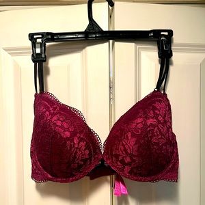 La Senza Purple Lace Push Up Bra